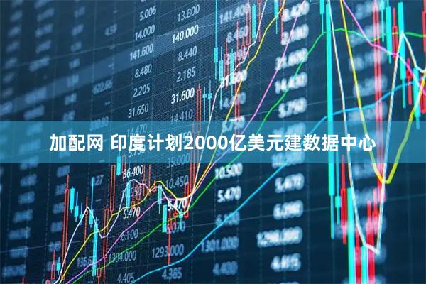 加配网 印度计划2000亿美元建数据中心