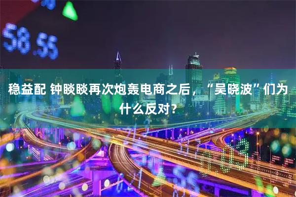 稳益配 钟睒睒再次炮轰电商之后，“吴晓波”们为什么反对？